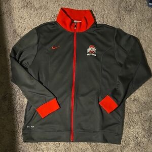 Nike Men's Ohio State Baseball Zip Up